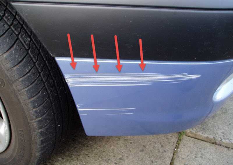 Устранение царапин на автомобиле без покраски