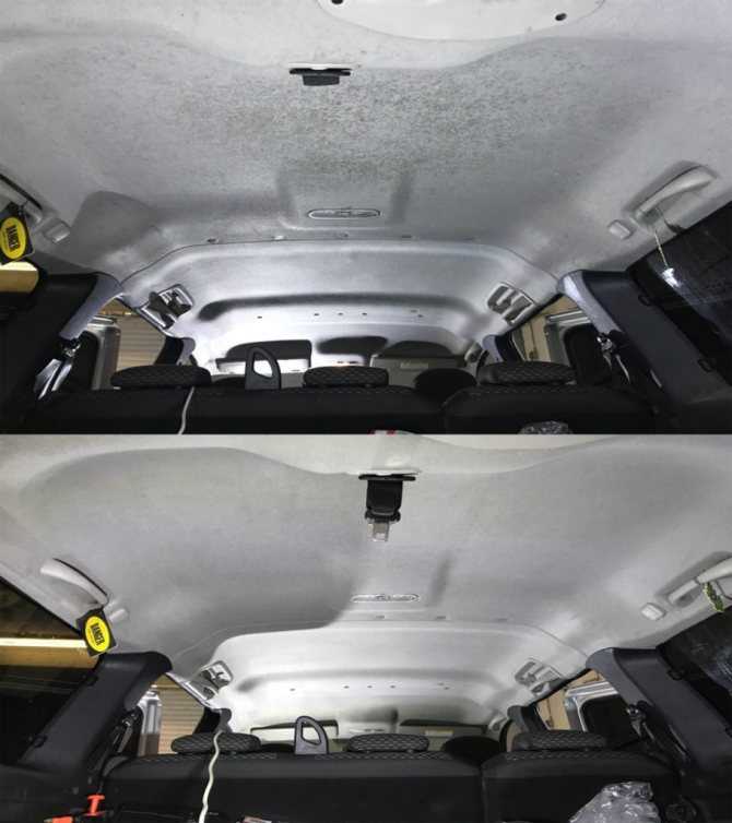 Чем почистить потолок в машине своими руками