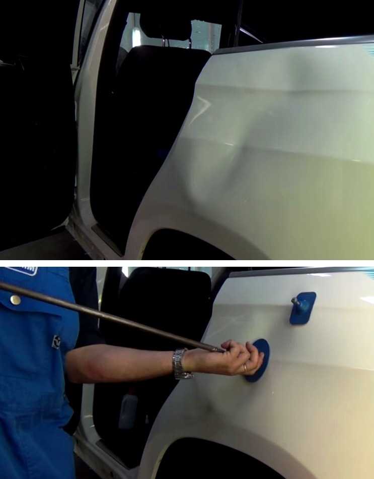 Вытягивание вмятин на кузове автомобиля без покраски своими руками в домашних условиях | tuningkod