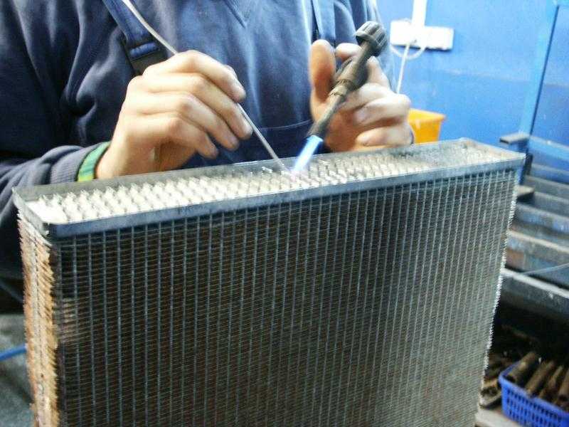 Ремонт радиатора охлаждения двигателя своими руками
