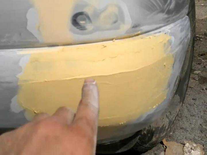 Как отремонтировать и покрасить бампер автомобиля своими руками